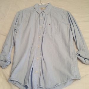 Men's long sleeve button up dress shirt small